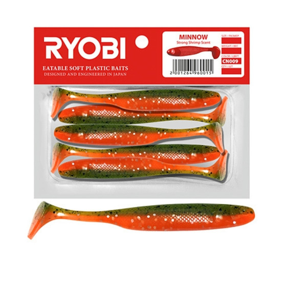 Приманка Мягкая Ryobi Minnow 93mm