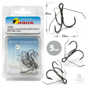 Крючки Тройные в Упаковке Aqua Ultra-С RT01 Незацепляйка