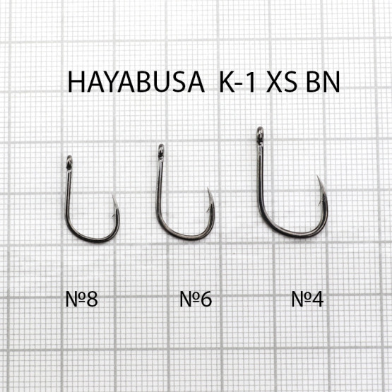 Крючки Одинарные в Упаковке Hayabusa K-1 XS Carp BN