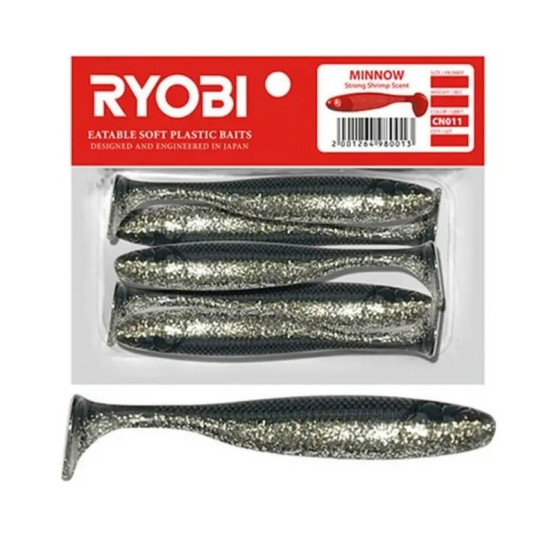 Приманка Мягкая Ryobi Minnow 76mm