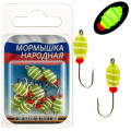 Мормышка Lumicom Фосфорная 84 Капля с Винтом