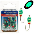 Мормышка Lumicom Фосфорная 84 Капля с Винтом